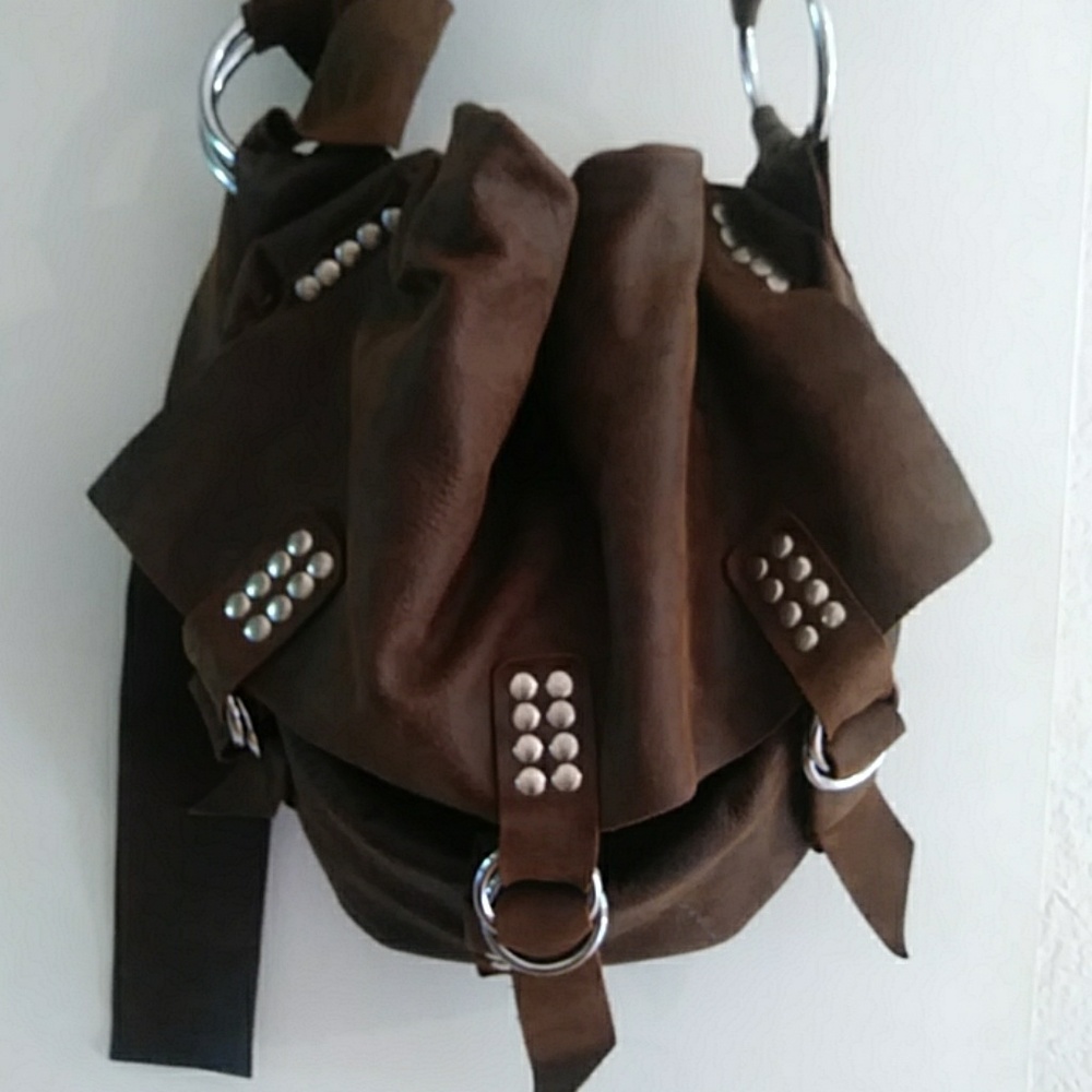 Paolo Angelucci studded leather bag